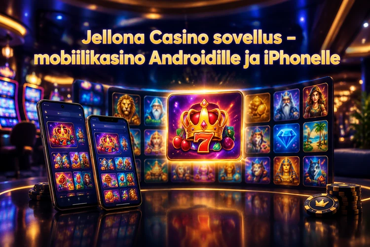 Jellona Casino sovellus - mobiilikasino Androidille ja iPhonelle