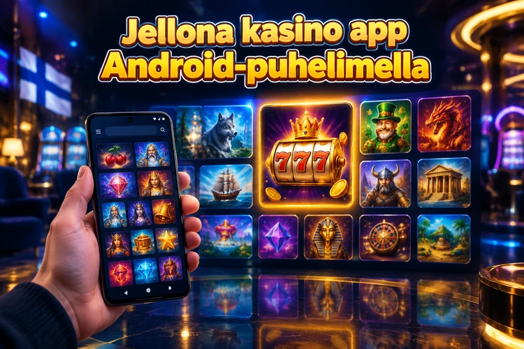 Jellona kasino app Android-puhelimella